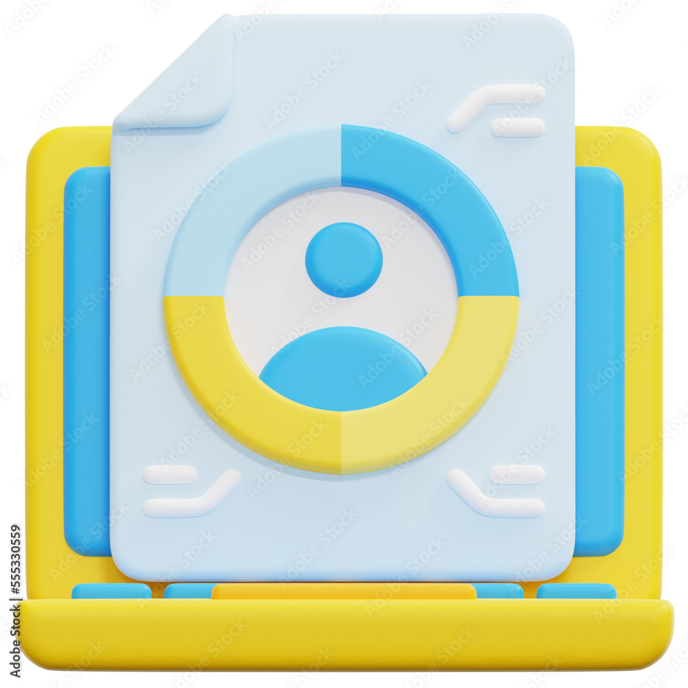 analytics 3d render icon illustration analytics 3d render icon illustration