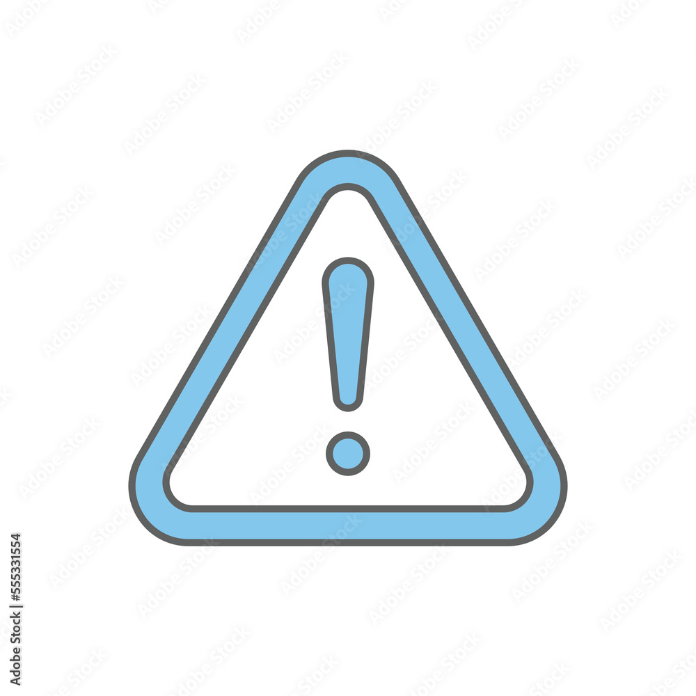Alert sign. Two tone icon style. icon related to warning. Simple vector design editable Alert sign. Two tone icon style. icon related to warning. Simple vector design editable