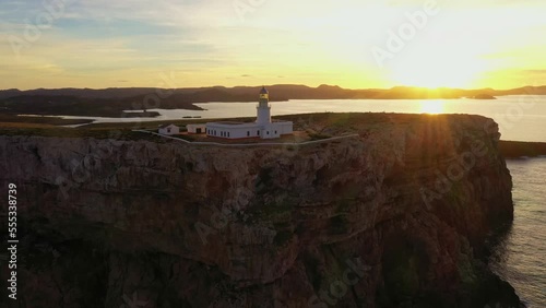 Images over the sky, aerial views from a drone of the marvellous corners of menorca. Rock, sea, sky and endless colours are mixed to give life to something so real