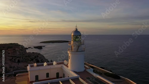 Images over the sky, aerial views from a drone of the marvellous corners of menorca. Rock, sea, sky and endless colours are mixed to give life to something so real