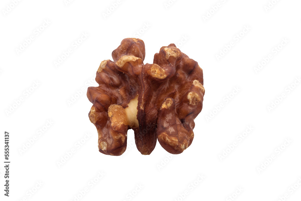 Close shoot of fried walnut. Walnut kernel. Nut isolated on transparent background png photo Close shoot of fried walnut. Walnut kernel. Nut isolated on transparent background png photo
