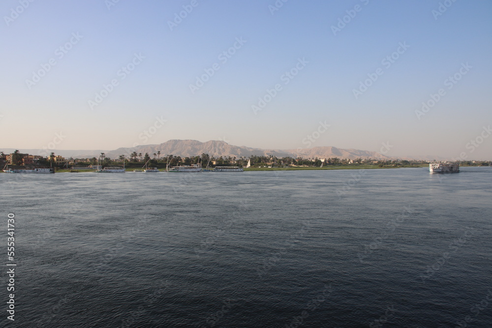 Nile River at Luxor, Upper Egypt.
