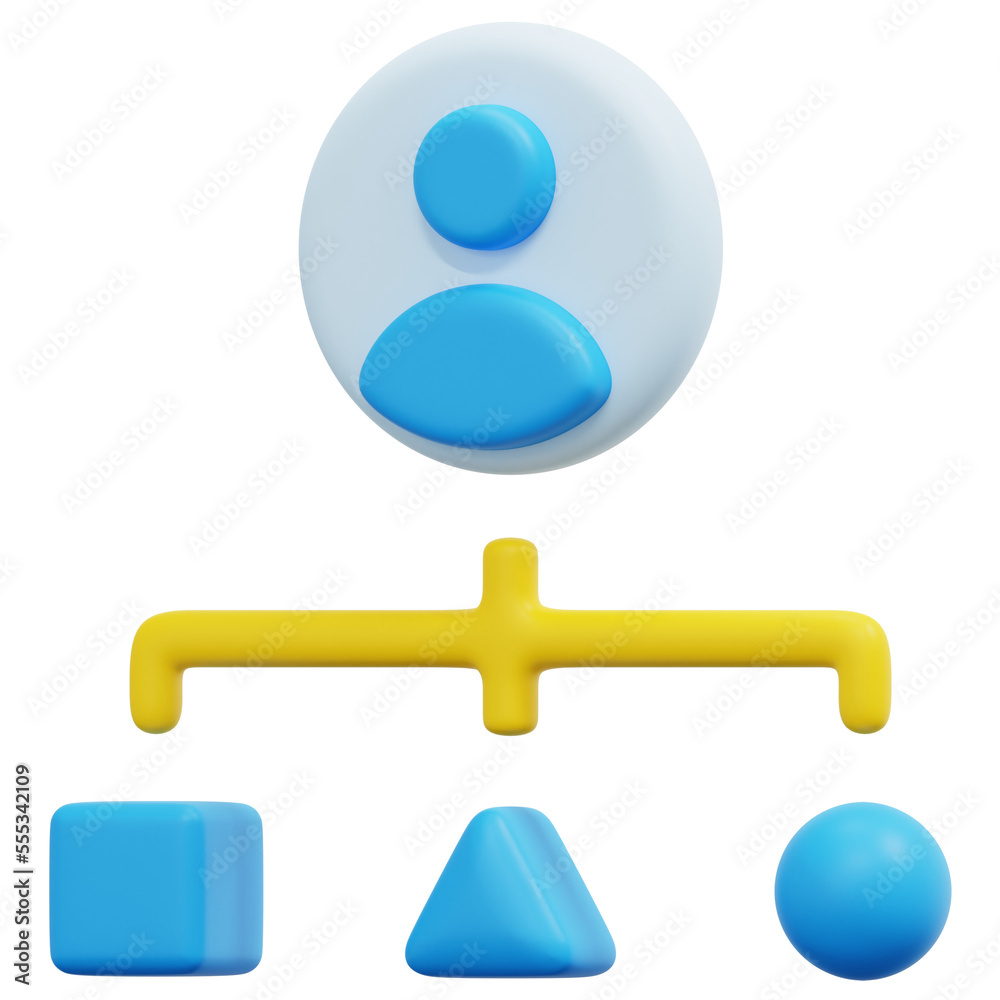 coordination 3d render icon illustration coordination 3d render icon illustration