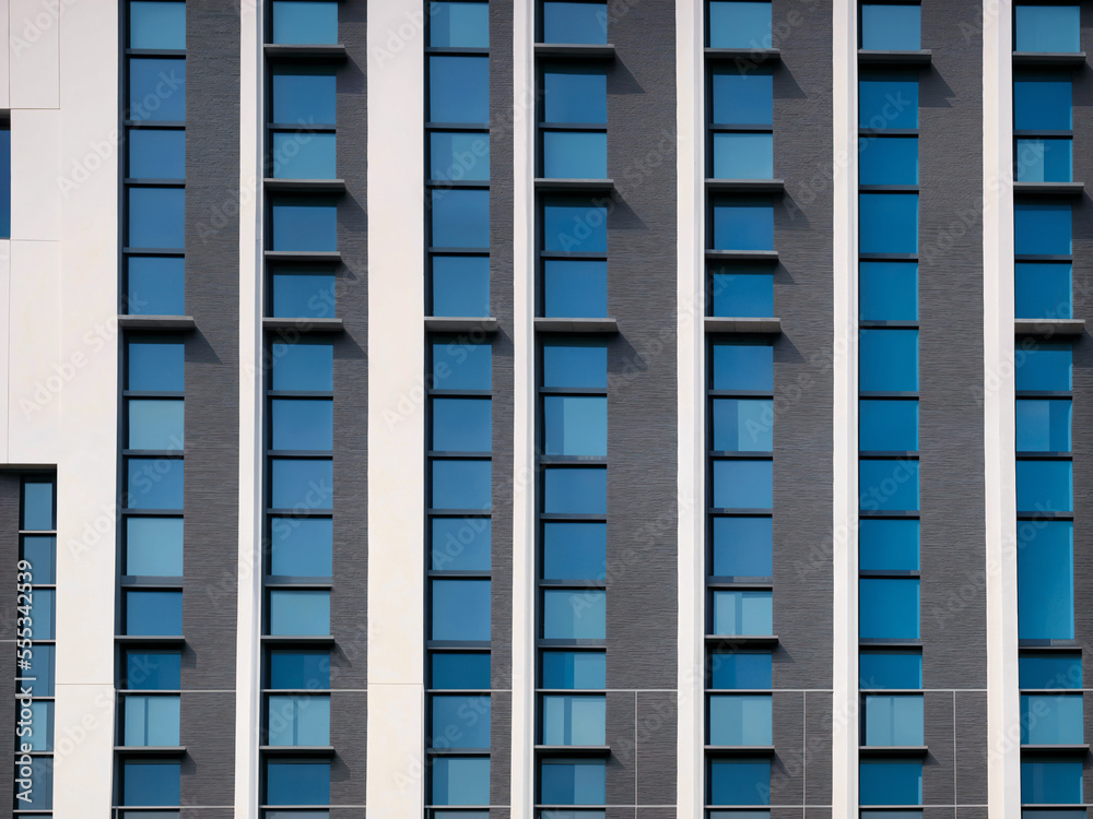 modern office building facade, generative AI modern office building facade, generative AI