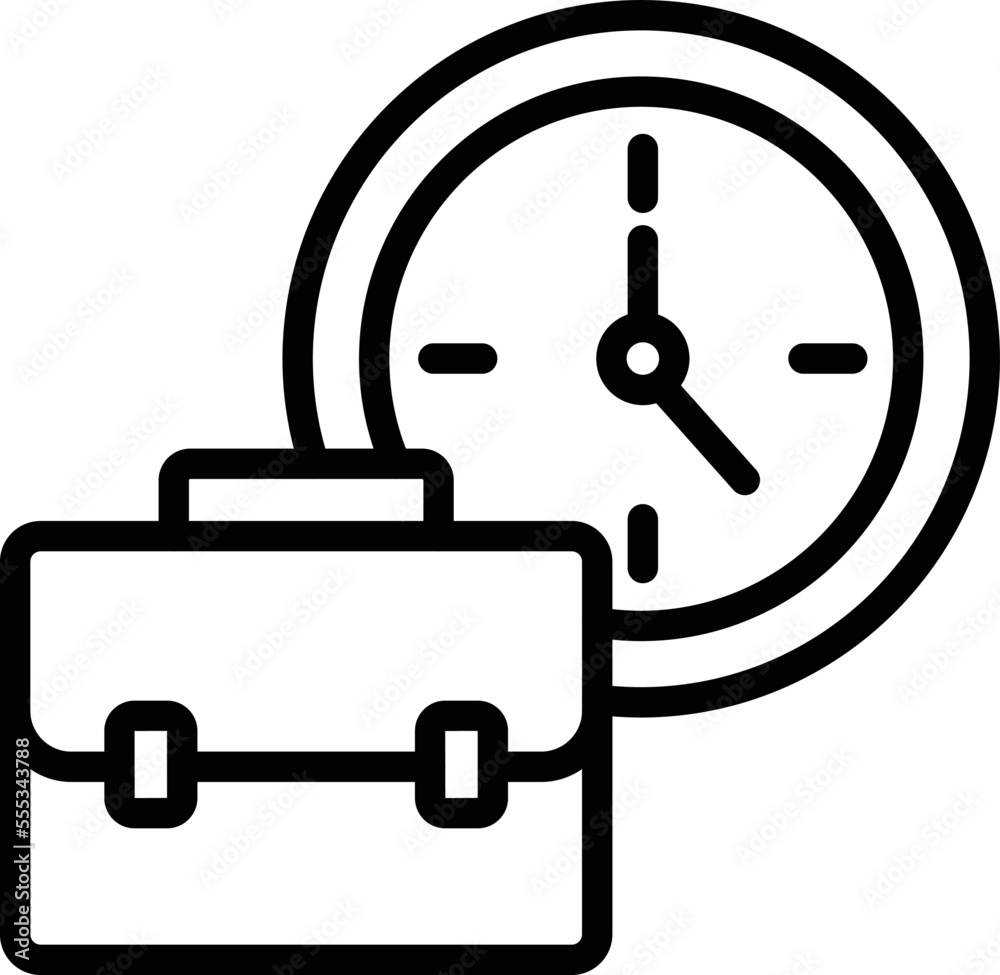 Time Management Vector Icon
Time Management Vector Icon