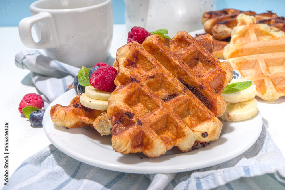 Modern dessert croffle Modern dessert croffle