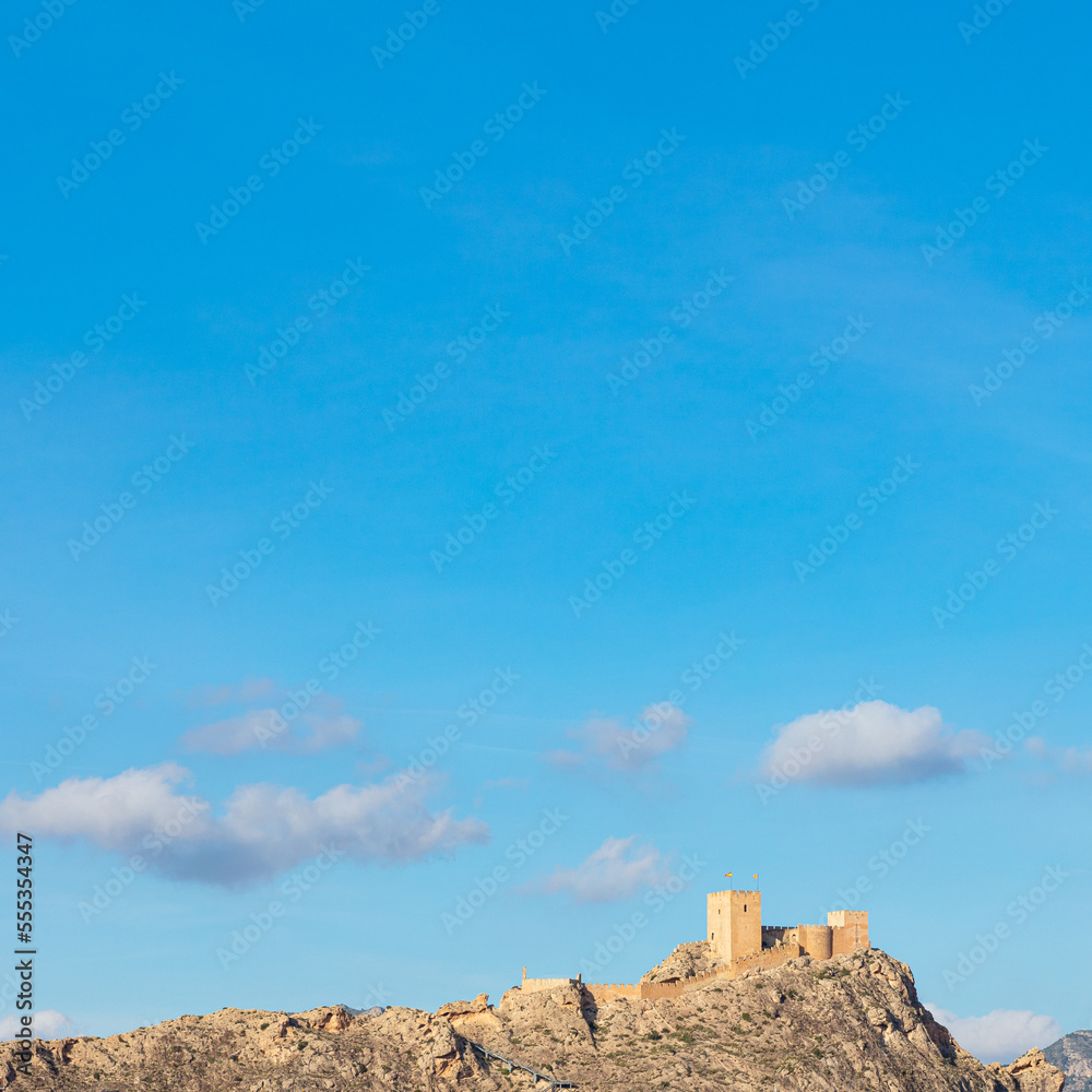Sax castle,  Alicante province in Spain