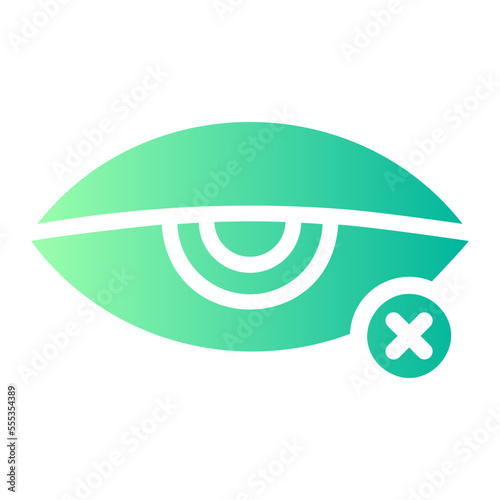 blindness gradient icon