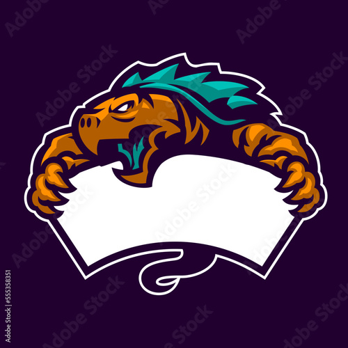 Snapping Turtle Sport and esport Logo Style