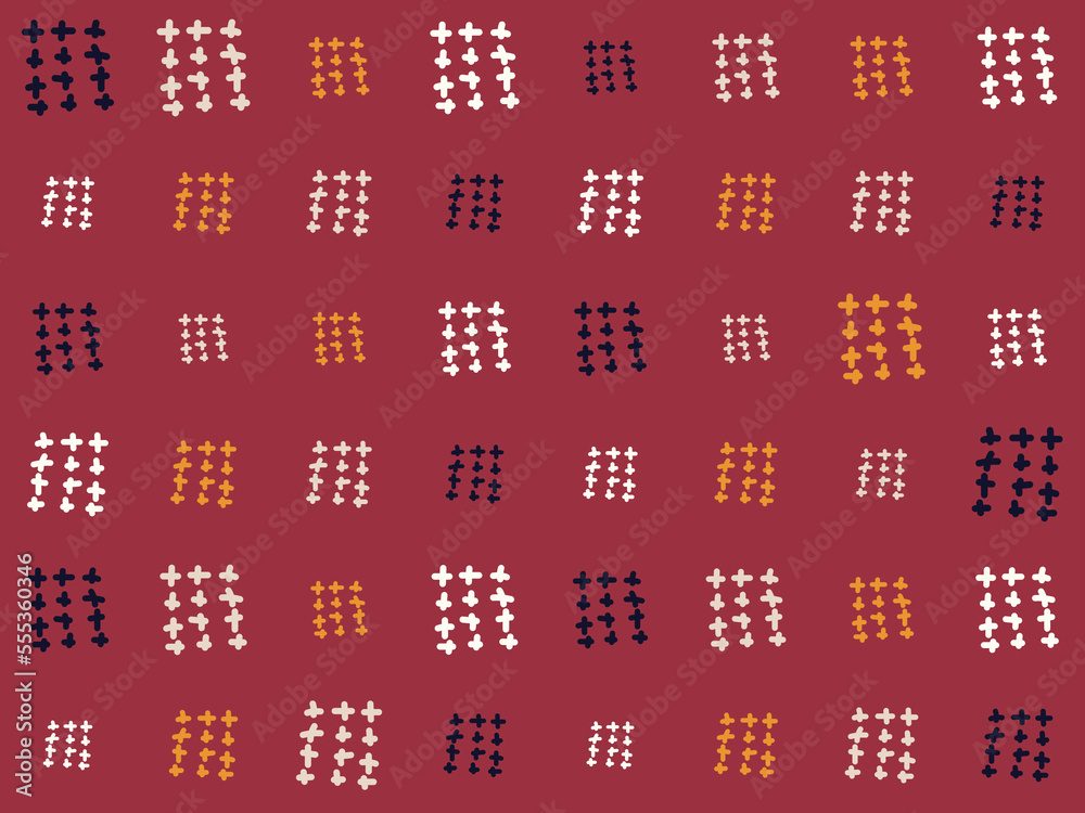 Freehand Pattern Dot print fabric Seamless Pattern Design Geometric African American oriental traditional vector illustrations. Embroidery style. Freehand Pattern Dot print fabric Seamless Pattern Design Geometric African American oriental traditional vector illustrations. Embroidery style.