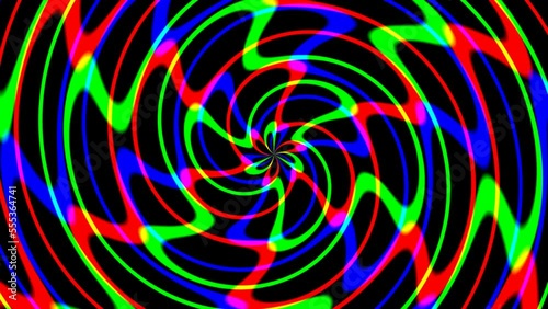 Animated concentric forms (Full HD 1920x1080 30fps).