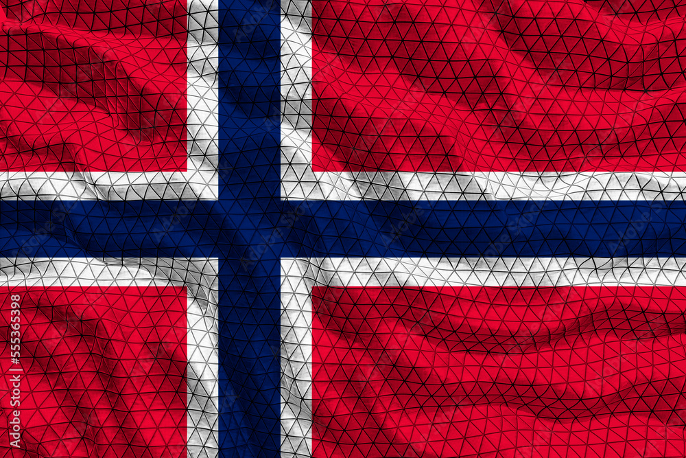 National flag of Norway. Background with flag of Norway National flag of Norway. Background with flag of Norway