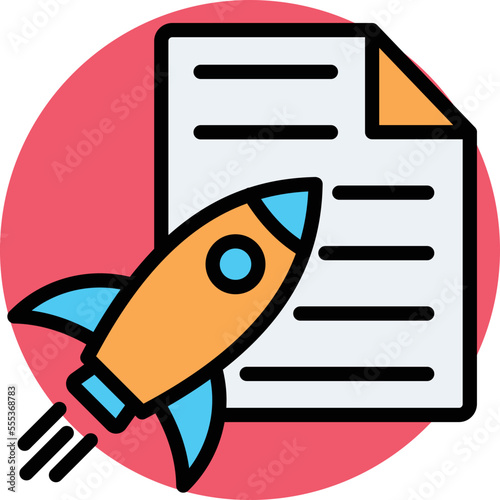 Rocket Requirement Vector Icon

