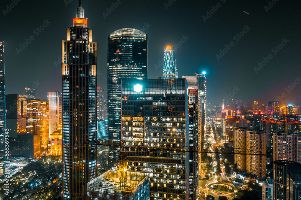 Naklejka premium guangzhou city