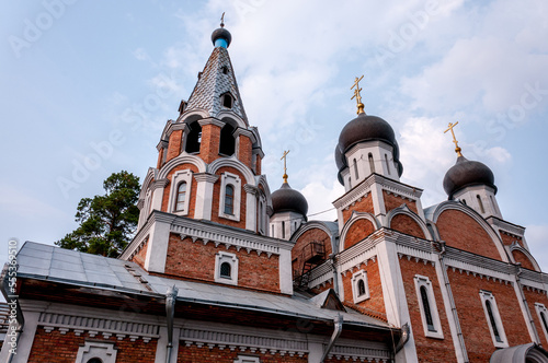 Novosibirsk, Russia, August 2022: Russian Orthodox Old Believer Church, Cathedral of the Nativity of the Most Holy Theotokos