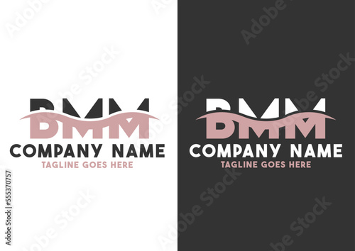 Letter BMM logo design template, BMM logo photo