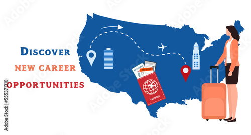 New career Relocation Job Offer Employee USA