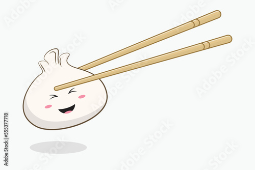 Chinese food vector illustration in flat design