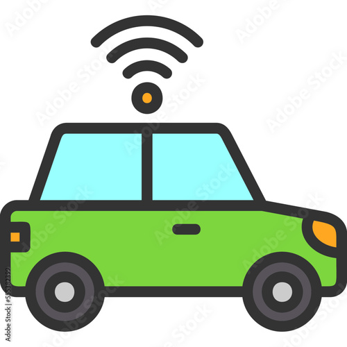 Driverless Car Icon