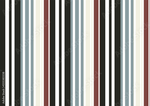 Striped vector Seamless pattern striped fabric prints A symmetrical stripe pattern with small-scale, vertical awning stripes, similar to the stripes on a candy stick.