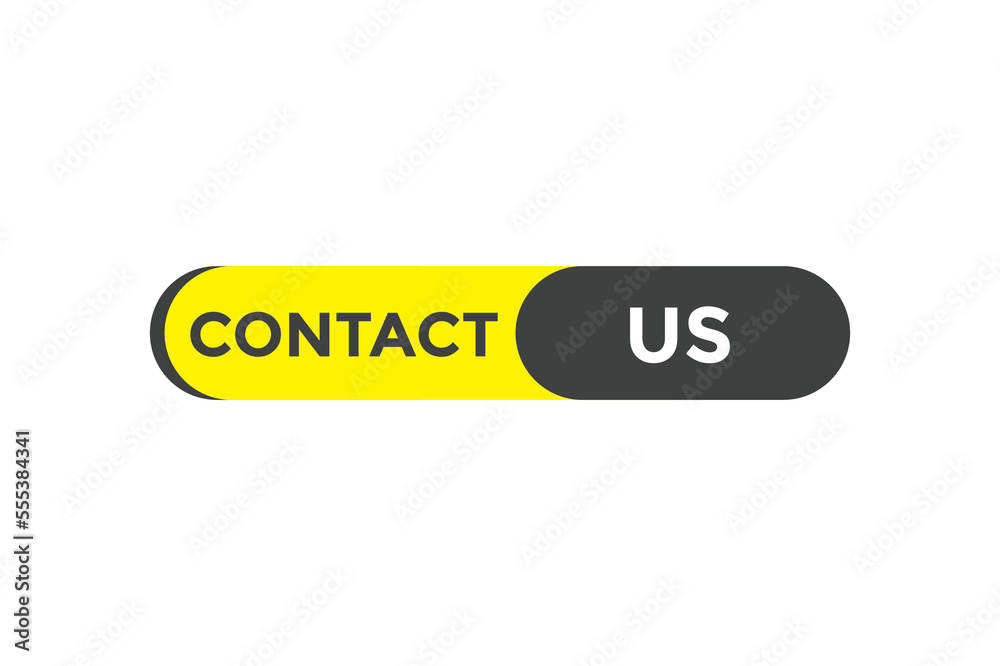 Contact button web banner templates. Vector Illustration Contact button web banner templates. Vector Illustration