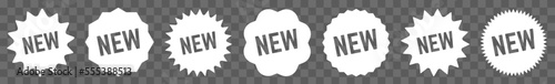New Tag White | Special Offer Icon | Sticker | Deal Label | Variations