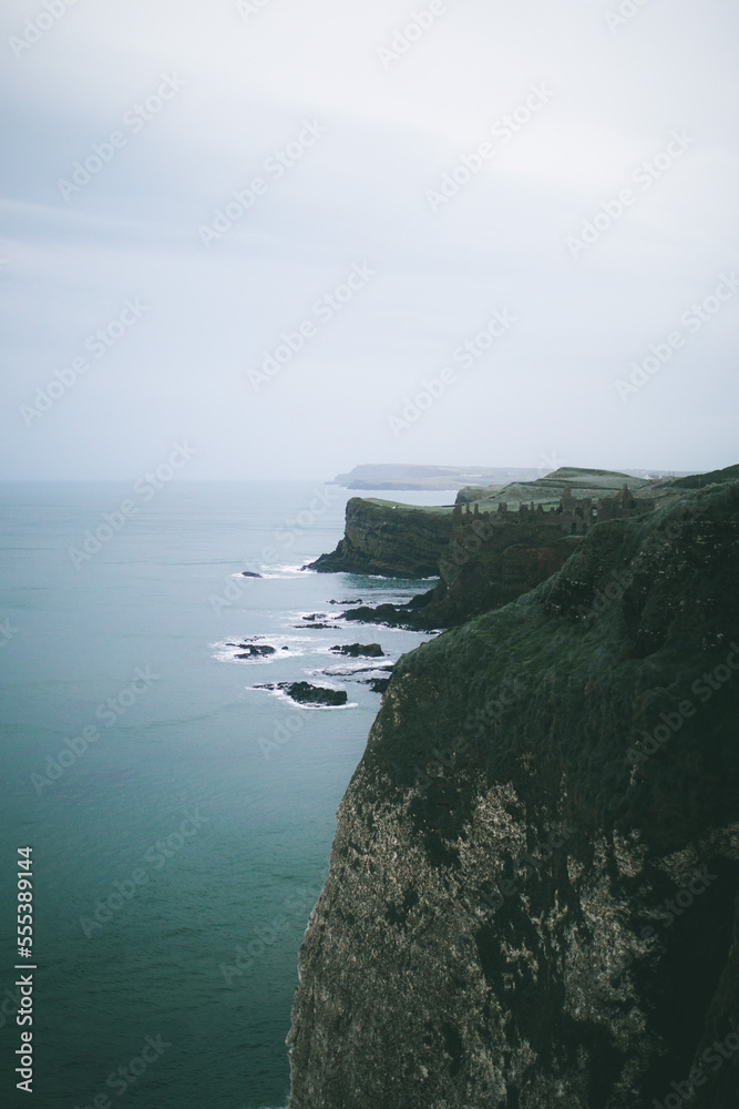 cliffs and sea of northern ireland