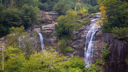 Ciseli waterfall in Ordu city,Turkey... It is one of the places tourists visit..