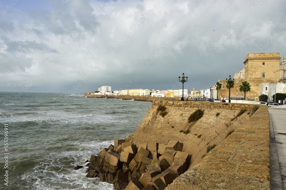 Zima w Cádiz Hiszpania - obrazy, fototapety, plakaty 