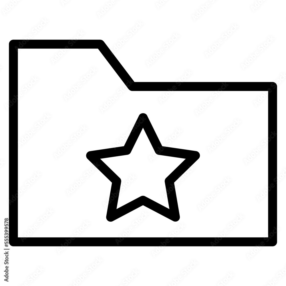 folder line icon folder line icon