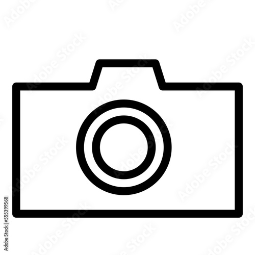 camera line icon