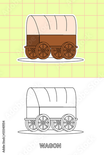 colouring page of all kind transportation