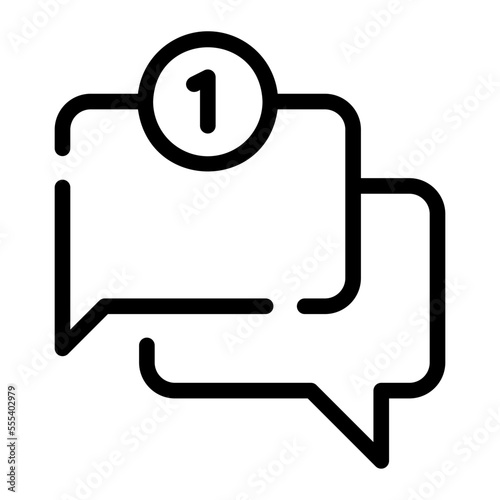 conversation line icon