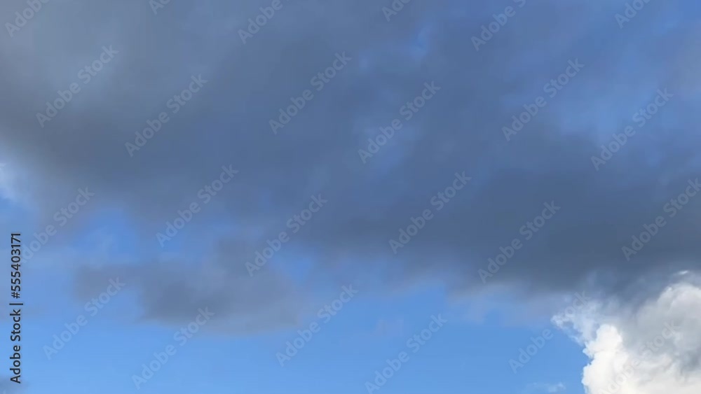 青空と雲のタイムラプス 青空と雲のタイムラプス