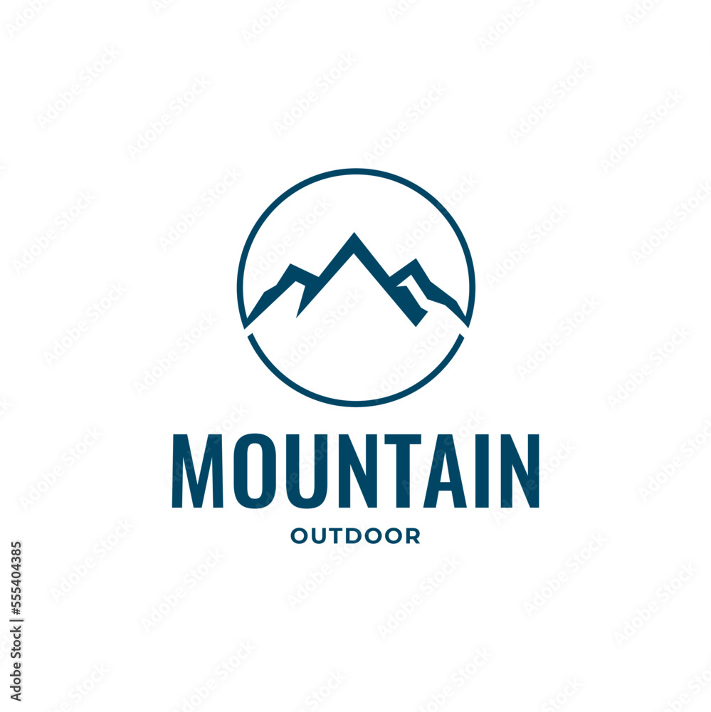 Mountains logo design vector template Mountains logo design vector template