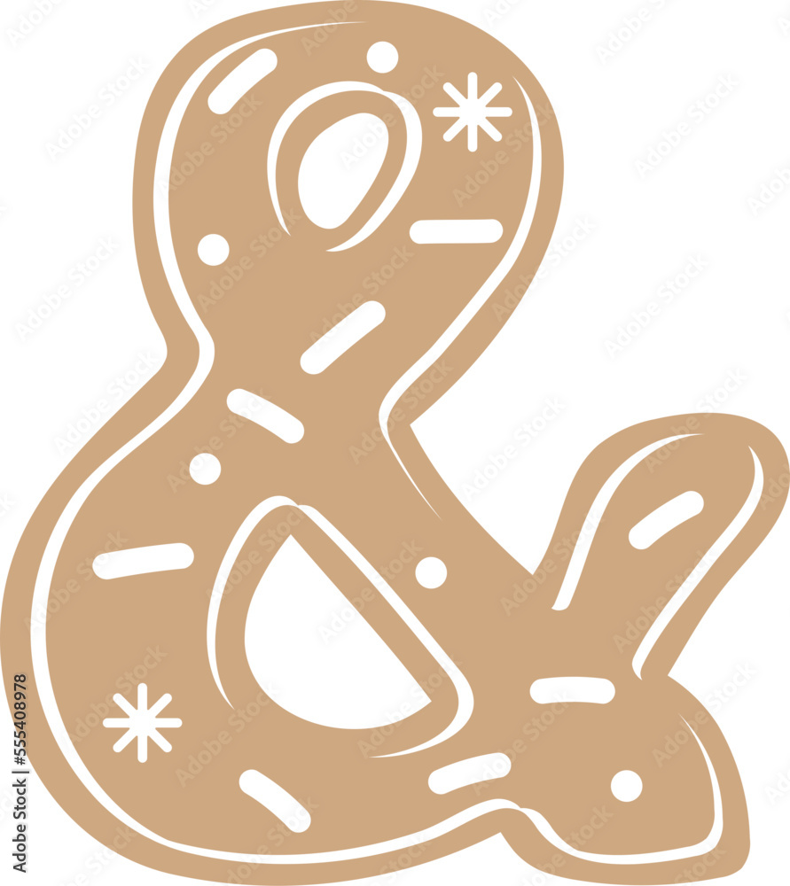 Cute Cookie Alphabet Letter Symbol And Sign.svg