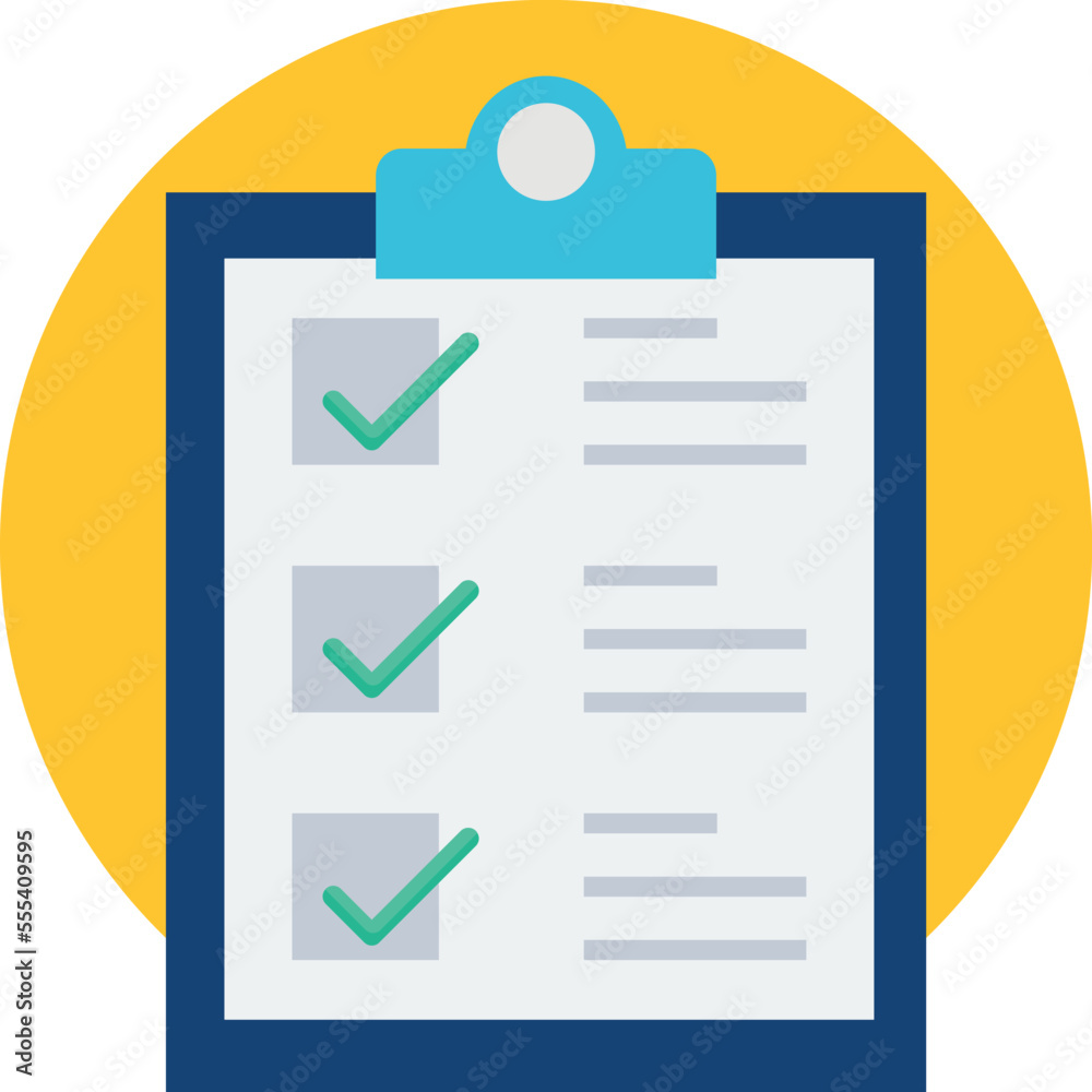 Checklist File Vector Icon
Checklist File Vector Icon