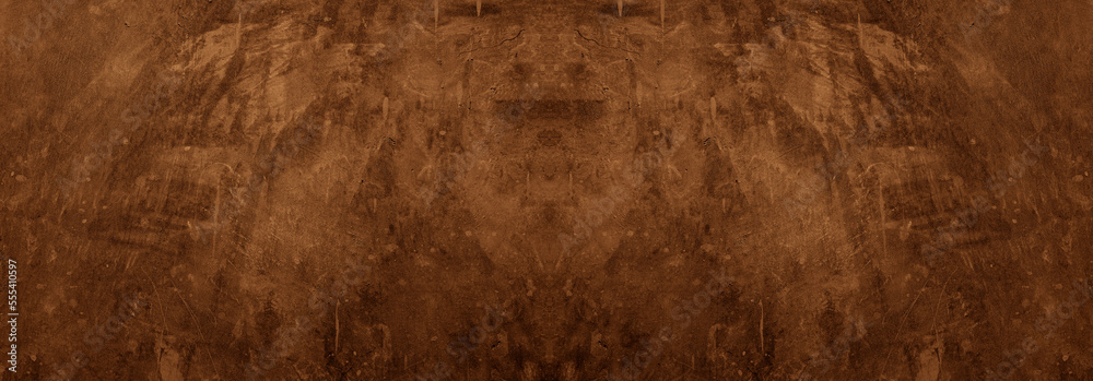 Old wall pattern texture cement yellow abstract brown color design are light with gradient background. Old wall pattern texture cement yellow abstract brown color design are light with gradient background.