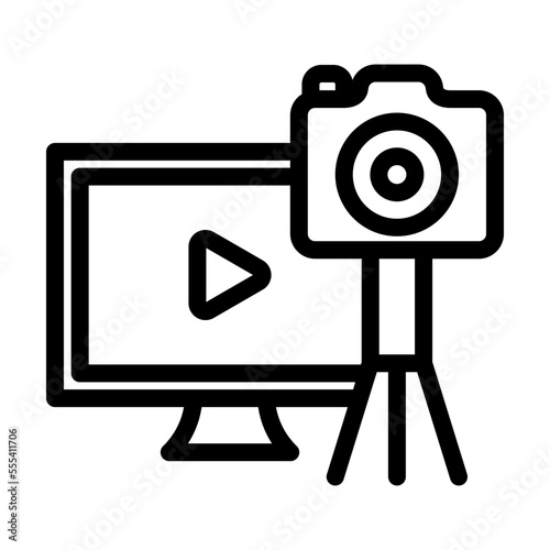Video Blogger Icon Design