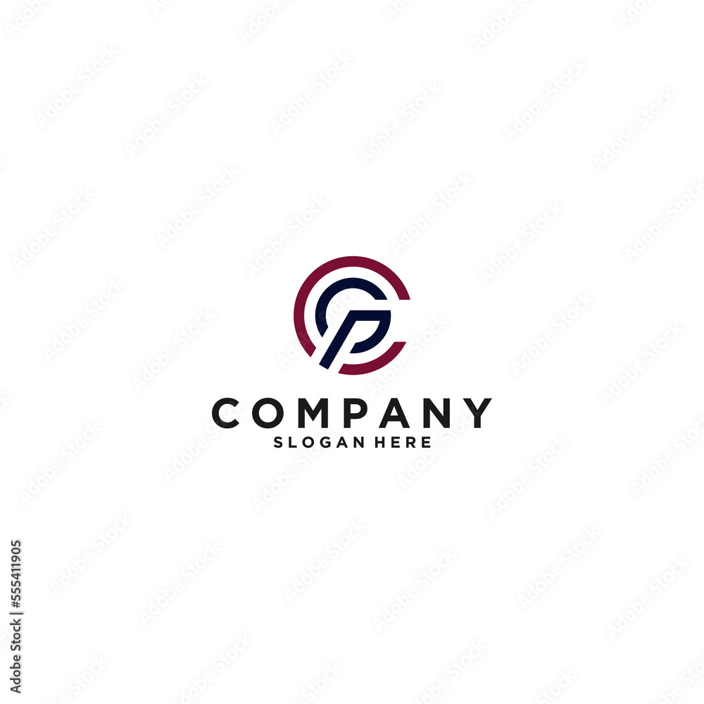 Obraz premium a unique and easily recognizable CG letter logo