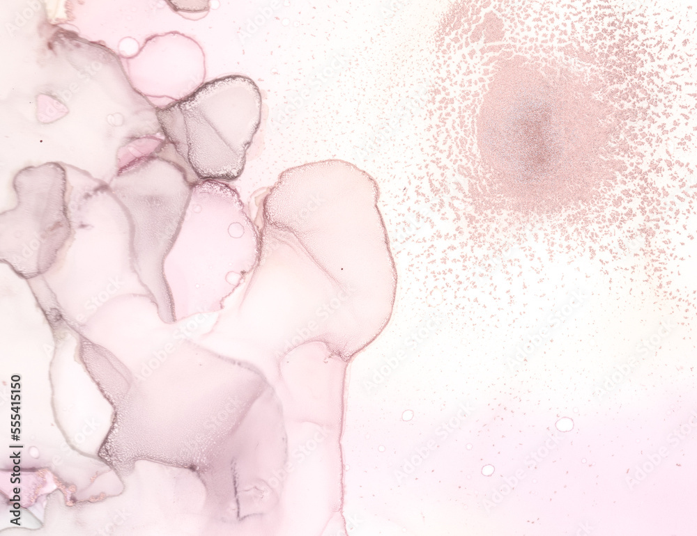 Alcohol Ink Texture. Oil Effect Grunge Print. Sea Alcohol Ink Texture. Oil Effect Grunge Print. Sea