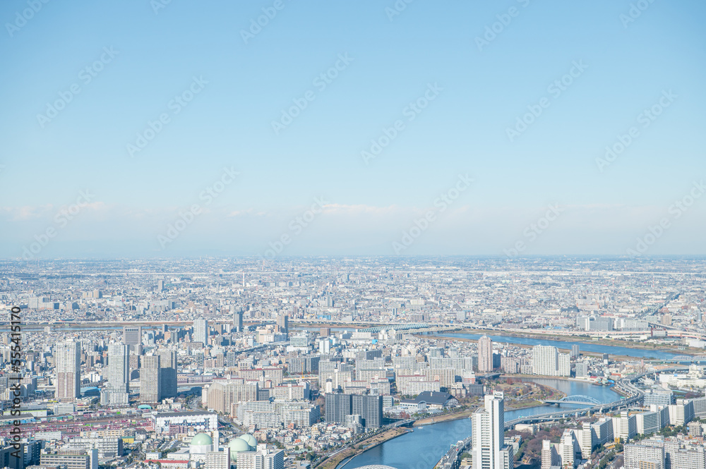 Obraz premium 日本 東京都 都市風景 素材 イメージ