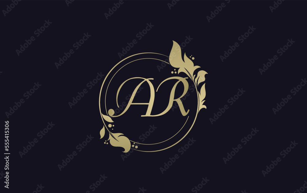 Golden circle leaf and beauty logo circle design vector. Beauty fashion with leaf. Signature font gold Circle Logo vector Golden circle leaf and beauty logo circle design vector. Beauty fashion with leaf. Signature font gold Circle Logo vector