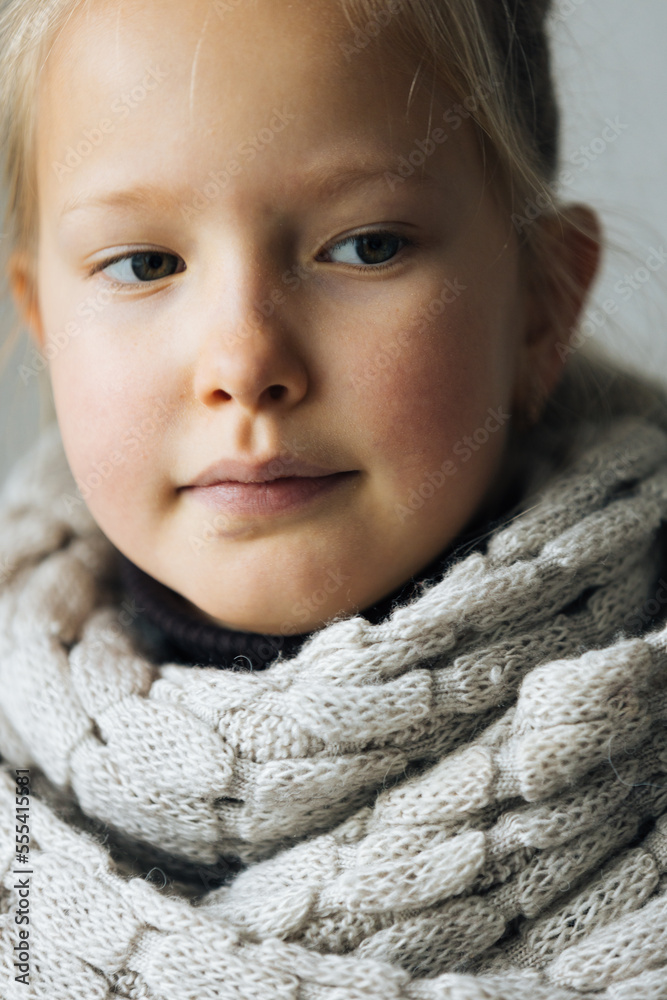 soft focus, portrait of a child