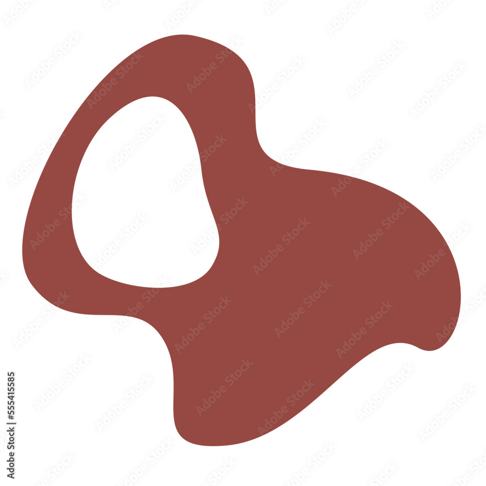 Abstract Bohemian Blob Shapes Decoration Abstract Bohemian Blob Shapes Decoration
