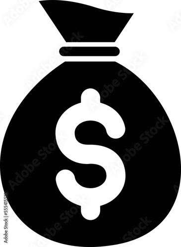 Dollar Sack Vector Icon
