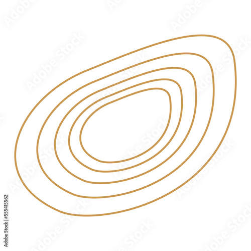 Abstract Bohemian Blob Shapes Decoration