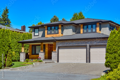 New comfortable residential house in suburban of Vancouver