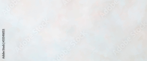 Light blue vector watercolor art background with white clouds and blue sky. Hand drawn vector texture. Heaven. Watercolour banner. Abstract template for flyers, cards, poster, cover or design interior © Maribor