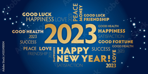 2023 Neujahrsgruss englisch - Happy New Year 2023